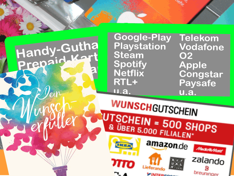 Prepaidkarten Telefonguthaben